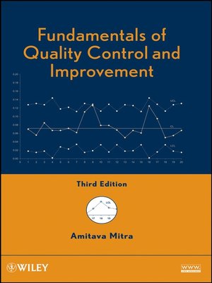 cover image of Fundamentals of Quality Control and Improvement